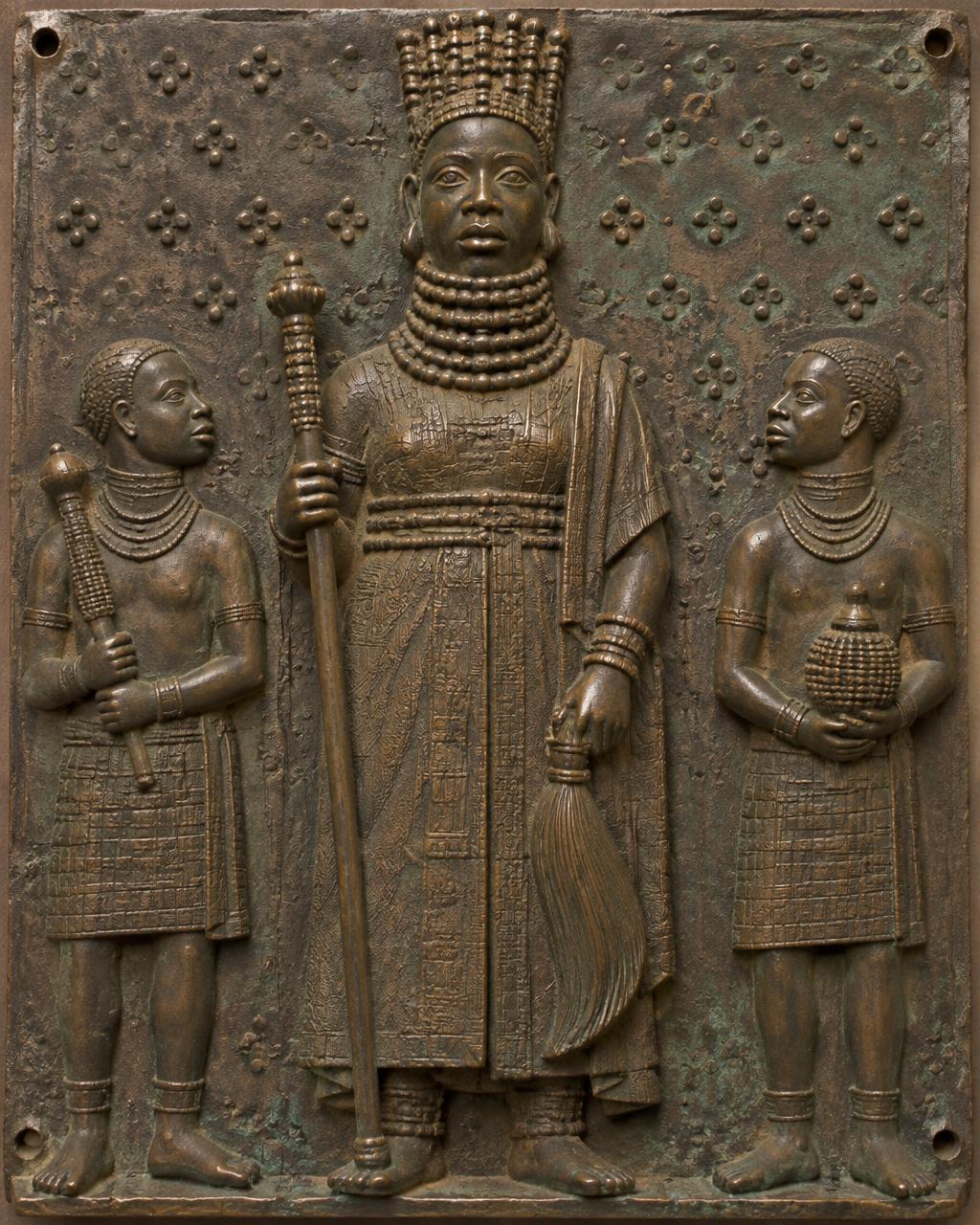 Artwork in the style of Benin Bronze Court Reliefs