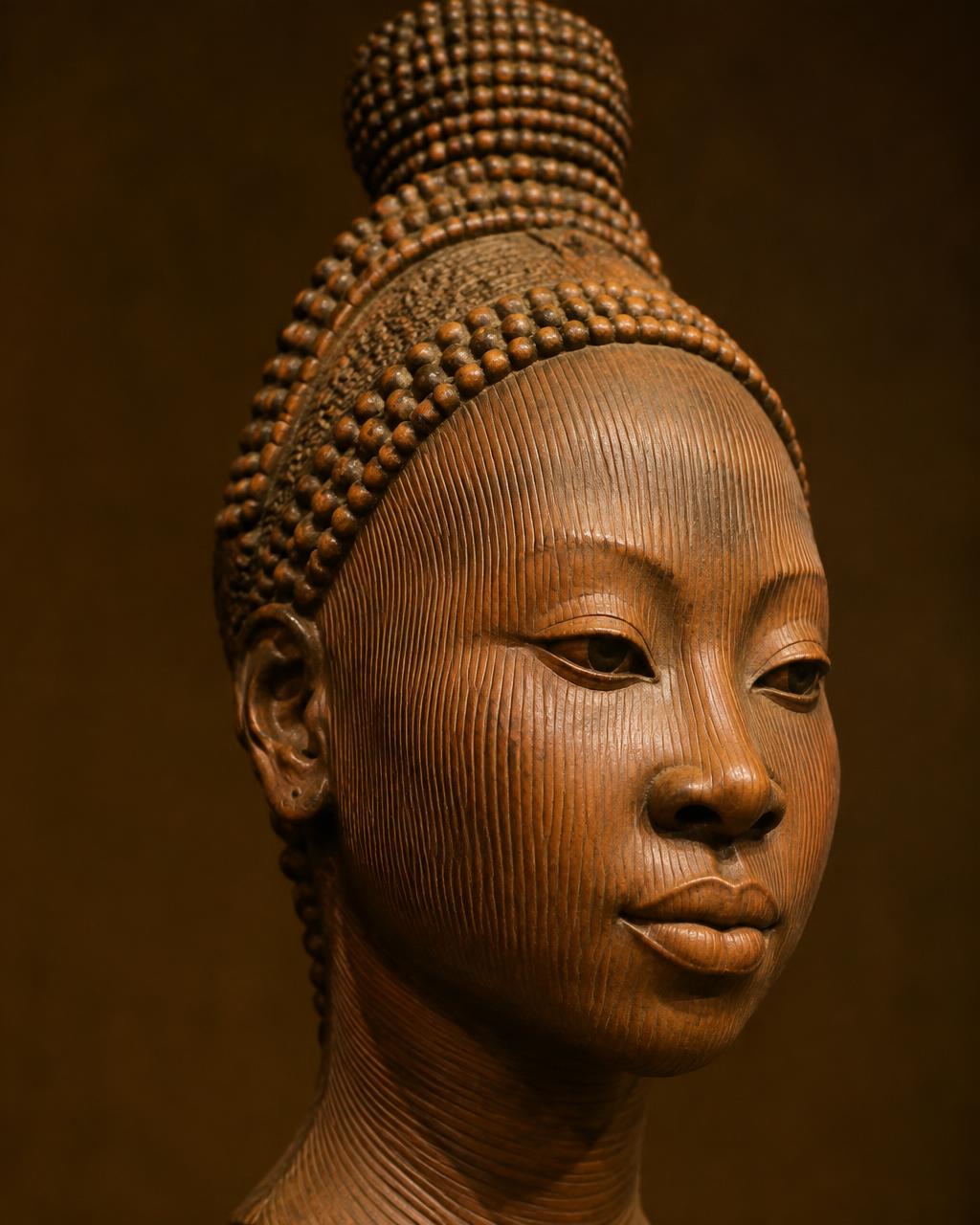 Artwork in the style of Ife Terracotta & Bronze Naturalism